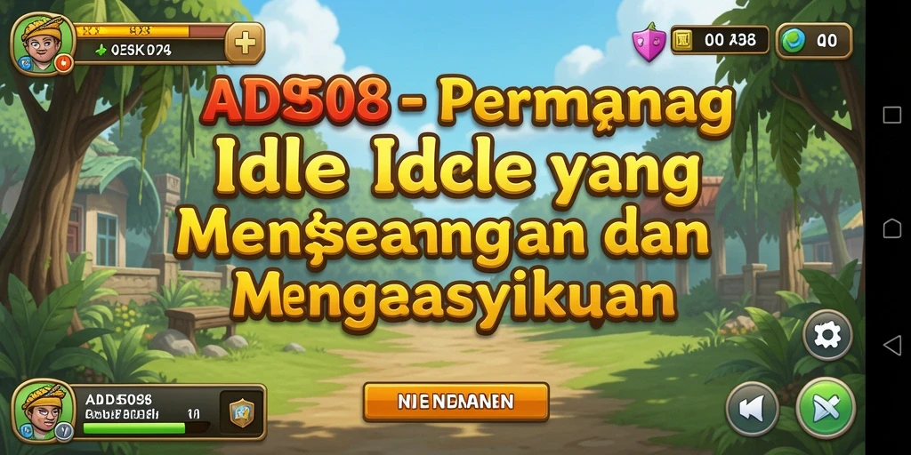 Tampilan gameplay seru dari ADS508 yang penuh warna dan menarik.