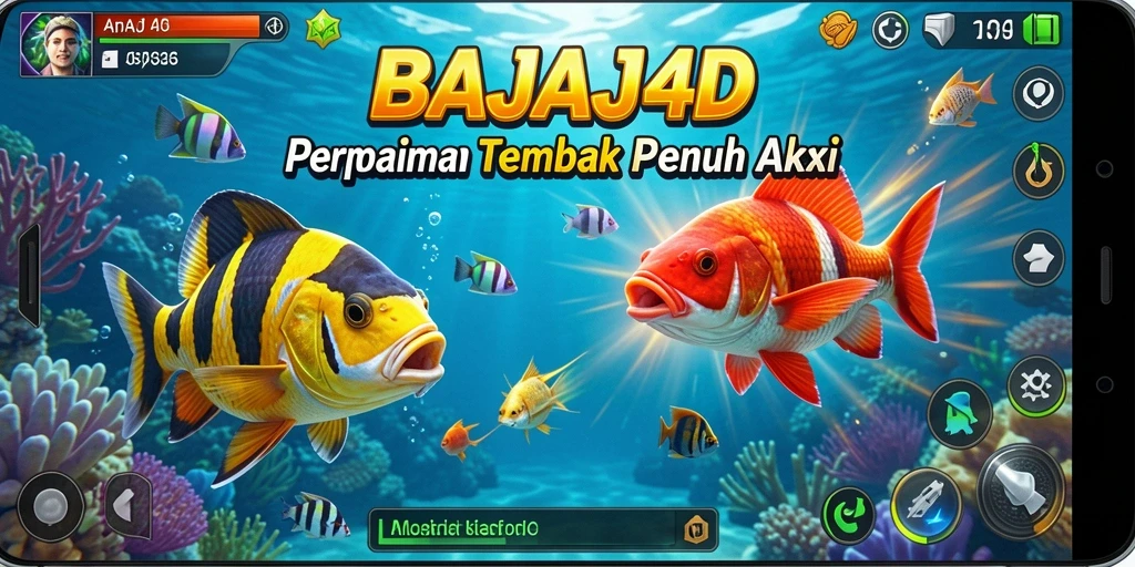 Tangkapan layar gameplay seru di BAJAJ4D dengan ikan beragam.