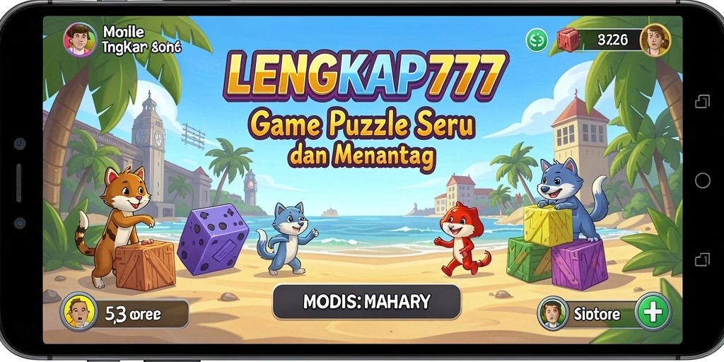Tampilan gameplay LENGKAP777 yang mendebarkan dan menantang.