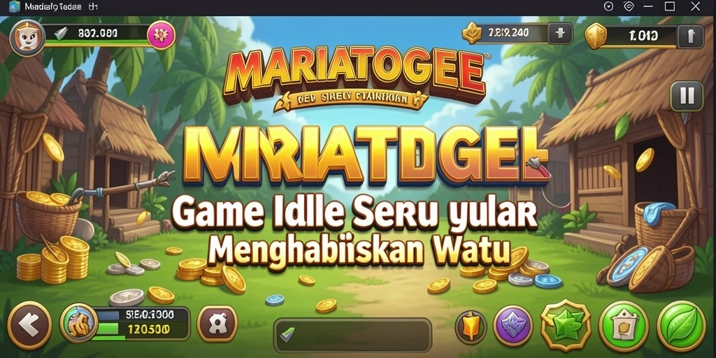 Tampilan gameplay MARIATOGEL yang menarik dan mudah dipahami.