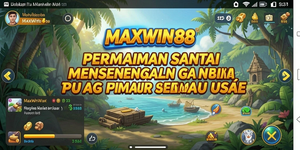 Tampilan menarik dari gameplay MAXWIN88 yang seru.