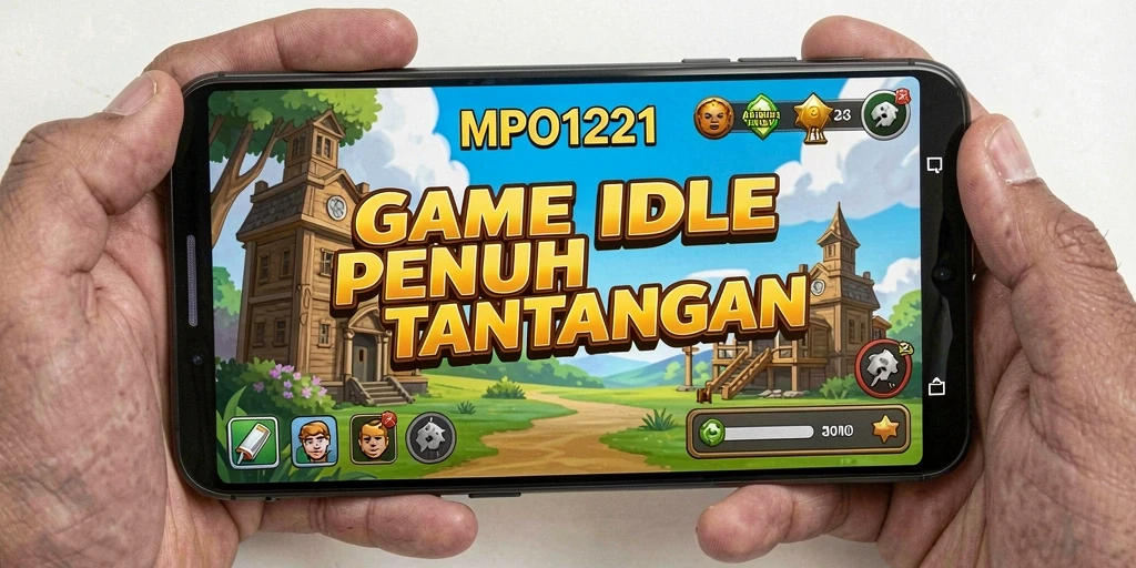 Tangkapan layar menampilkan gameplay menarik dari MPO1221 dengan elemen Idle.
