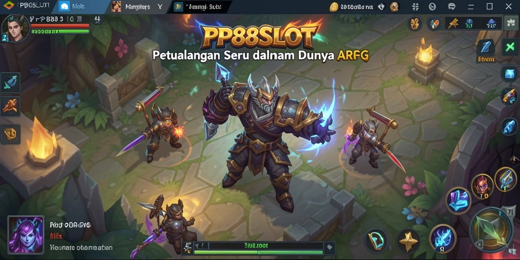 Screenshot gameplay PP88SLOT dengan aksi pertarungan seru.
