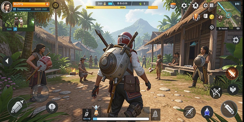 Tampilan gameplay simulasi RVIP5 yang menarik dan interaktif.