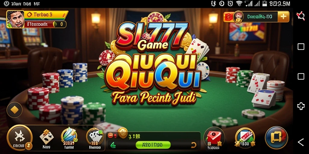 Tampilan menarik gameplay QiuQiu di SIA777.