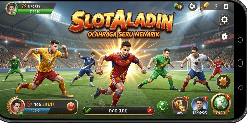 Tampilan gameplay SLOTALADIN yang menegangkan dan seru.