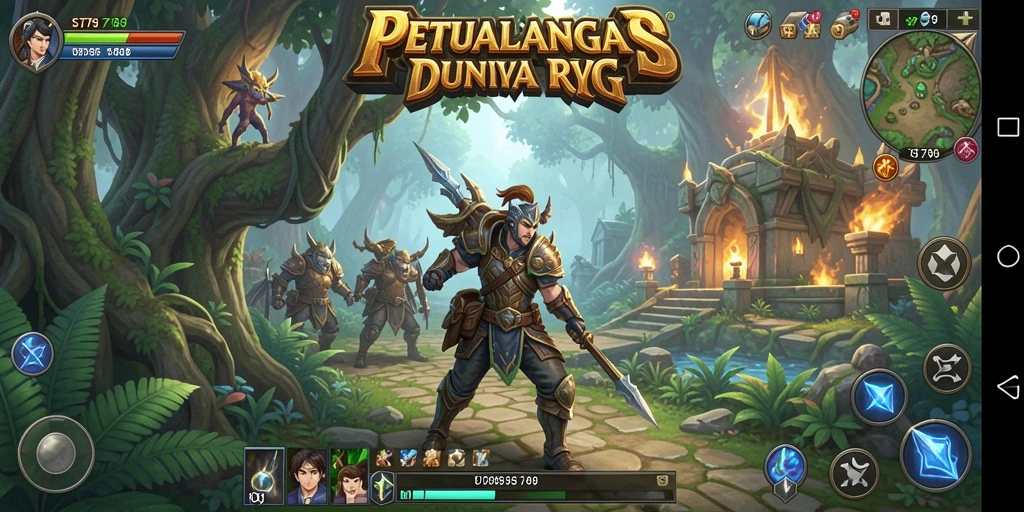 Screenshot ST789 menampilkan aksi mendebarkan dalam pertempuran RPG.